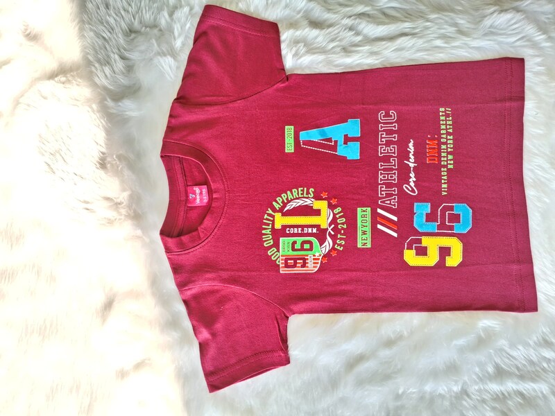 Cotton T Shirt - Red