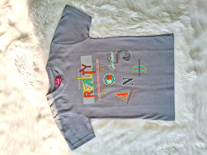 Cotton T Shirt - Grey