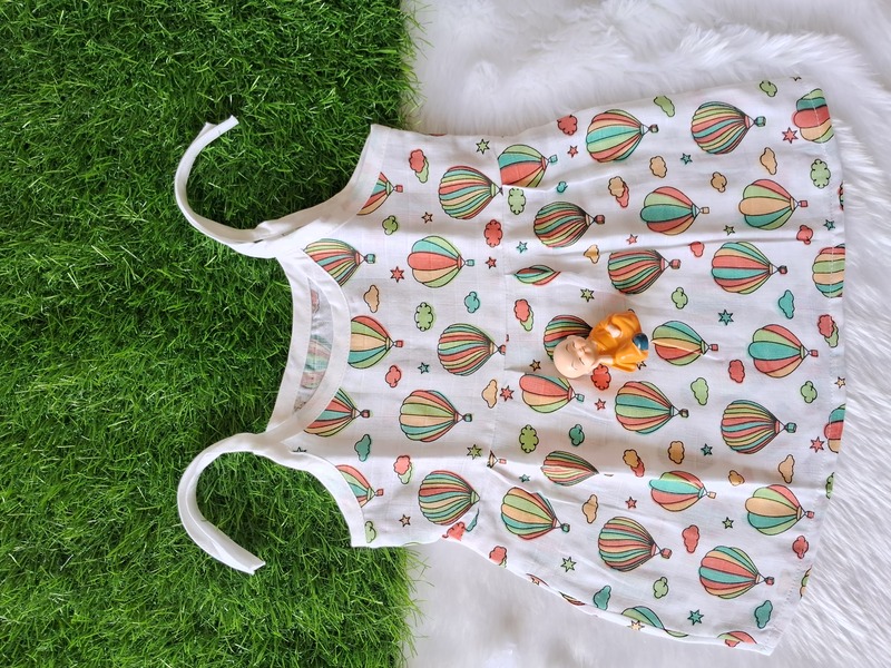 Muslin Knot Frock - Balloon Muslin Knot Frock - Balloon