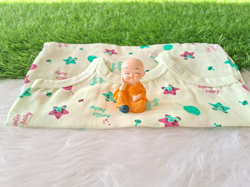 Muslin Jabla Set - Green Star Muslin Jabla Set - Green Star