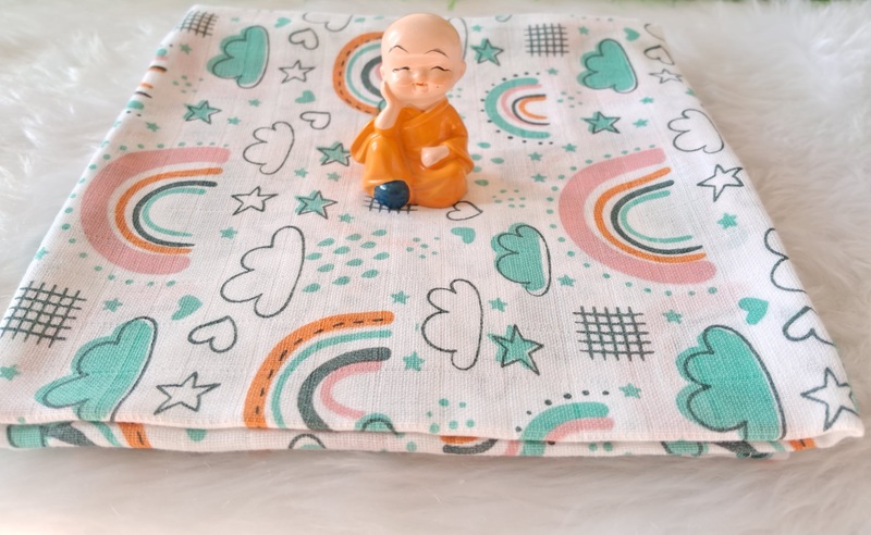 Muslin Baby bath towel - Pack of 2
