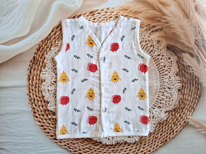 Muslin Jabla - Tomatto Muslin Jabla - Tomatto
