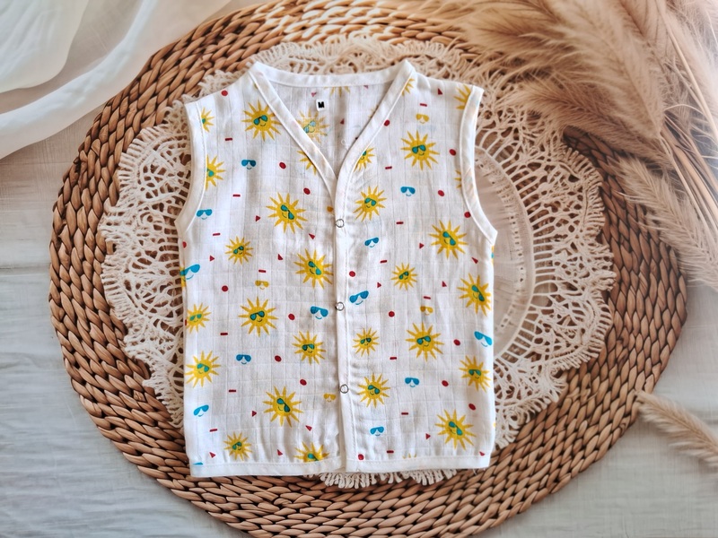 Muslin Jabla - Sun flower Muslin Jabla - Sun flower