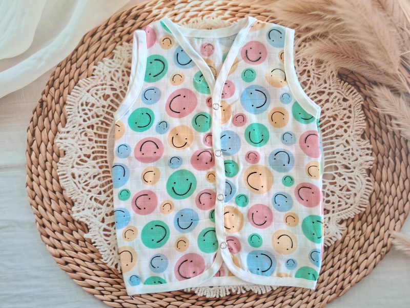 Muslin Jabla - Smiley Muslin Jabla - Smiley