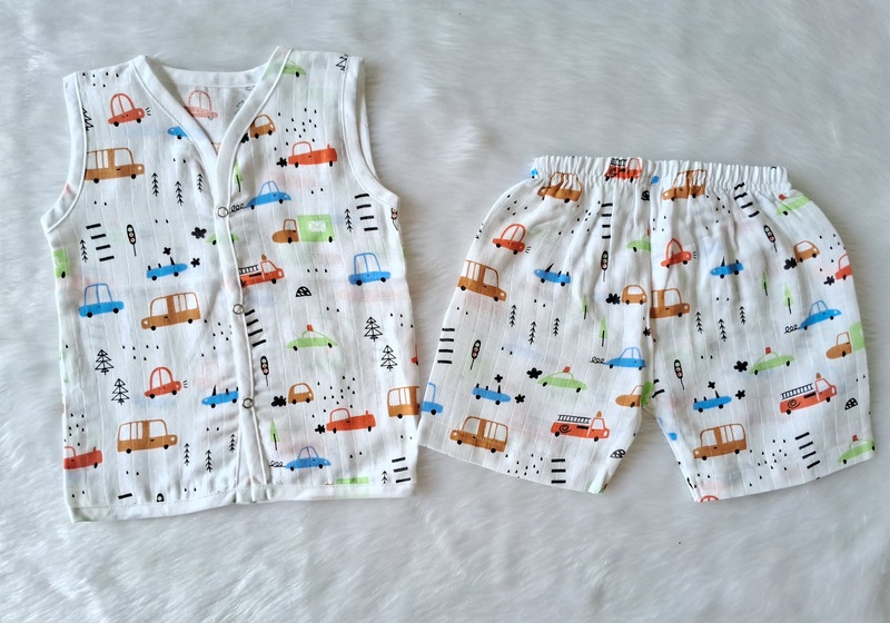 Muslin Jabla Set - Fire Truck Muslin Jabla Set - Fire Truck