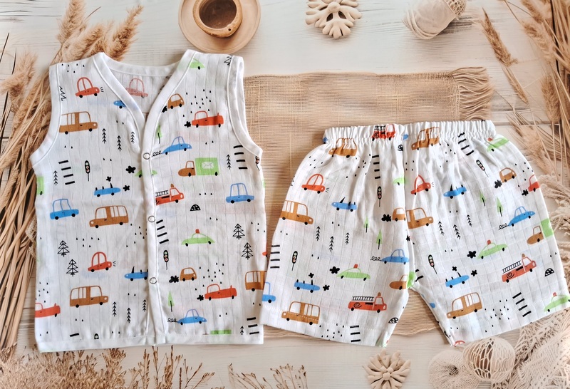 Muslin Jabla Set - Fire Truck Muslin Jabla Set - Fire Truck