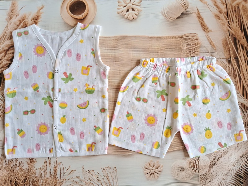 Muslin Jabla Set - Beach Muslin Jabla Set - Beach
