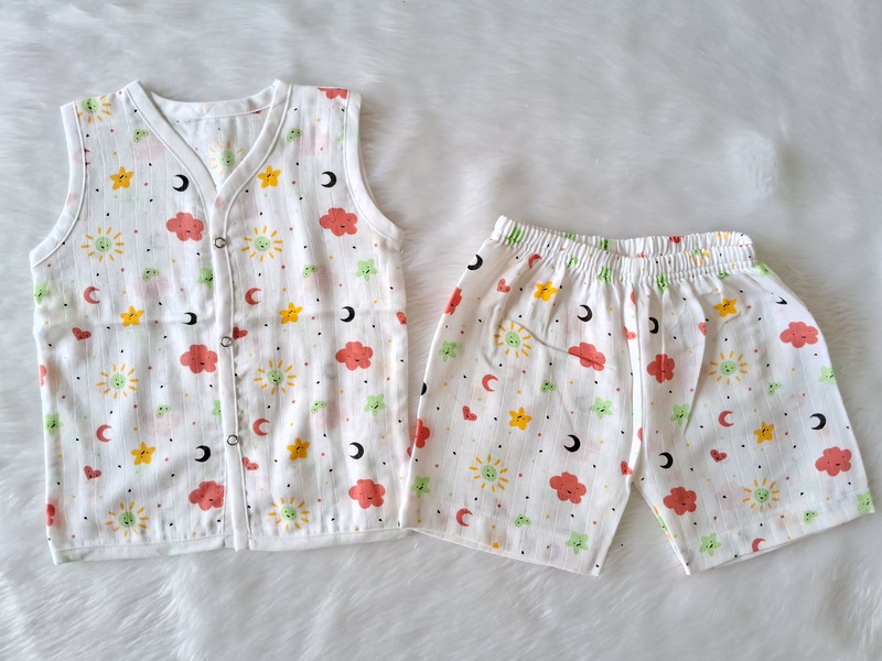 Muslin Jabla Set - Sun Moon Muslin Jabla Set - Sun Moon