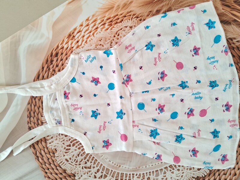 Muslin Knot Frock - Star