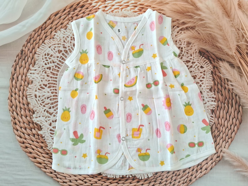 Muslin Frock - Beach Muslin Frock - Beach