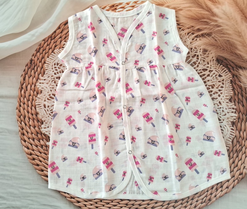 Muslin Frock Combo Muslin Frock Combo
