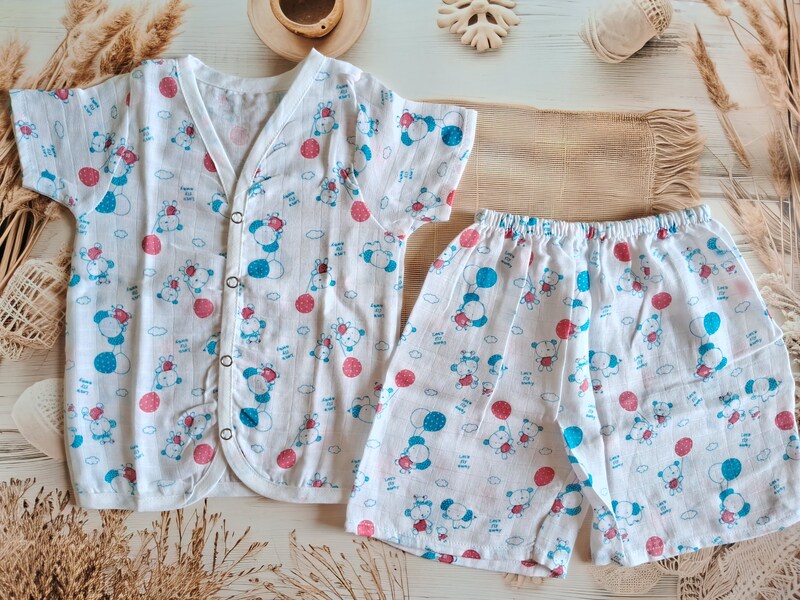 Muslin Jabla Half sleeve Set - Toy Muslin Jabla Half sleeve Set - Toy