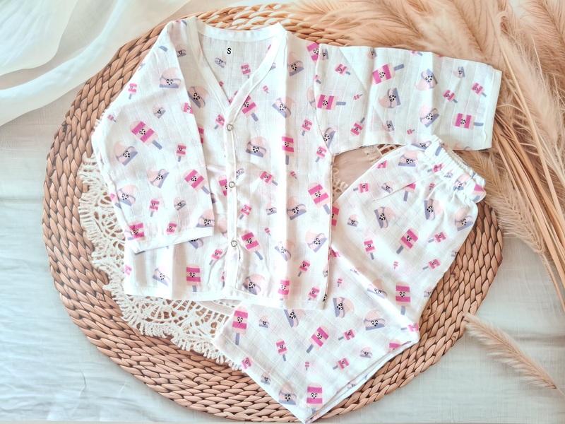 Muslin Set - Full Hand - Ice Cream Muslin Set - Full Hand - Ice Cream