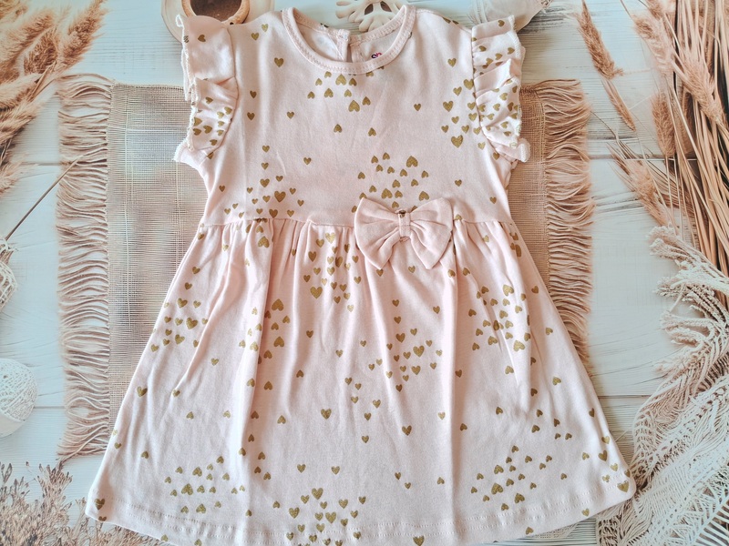 Cotton Frock - Hearts Cotton Frock - Hearts