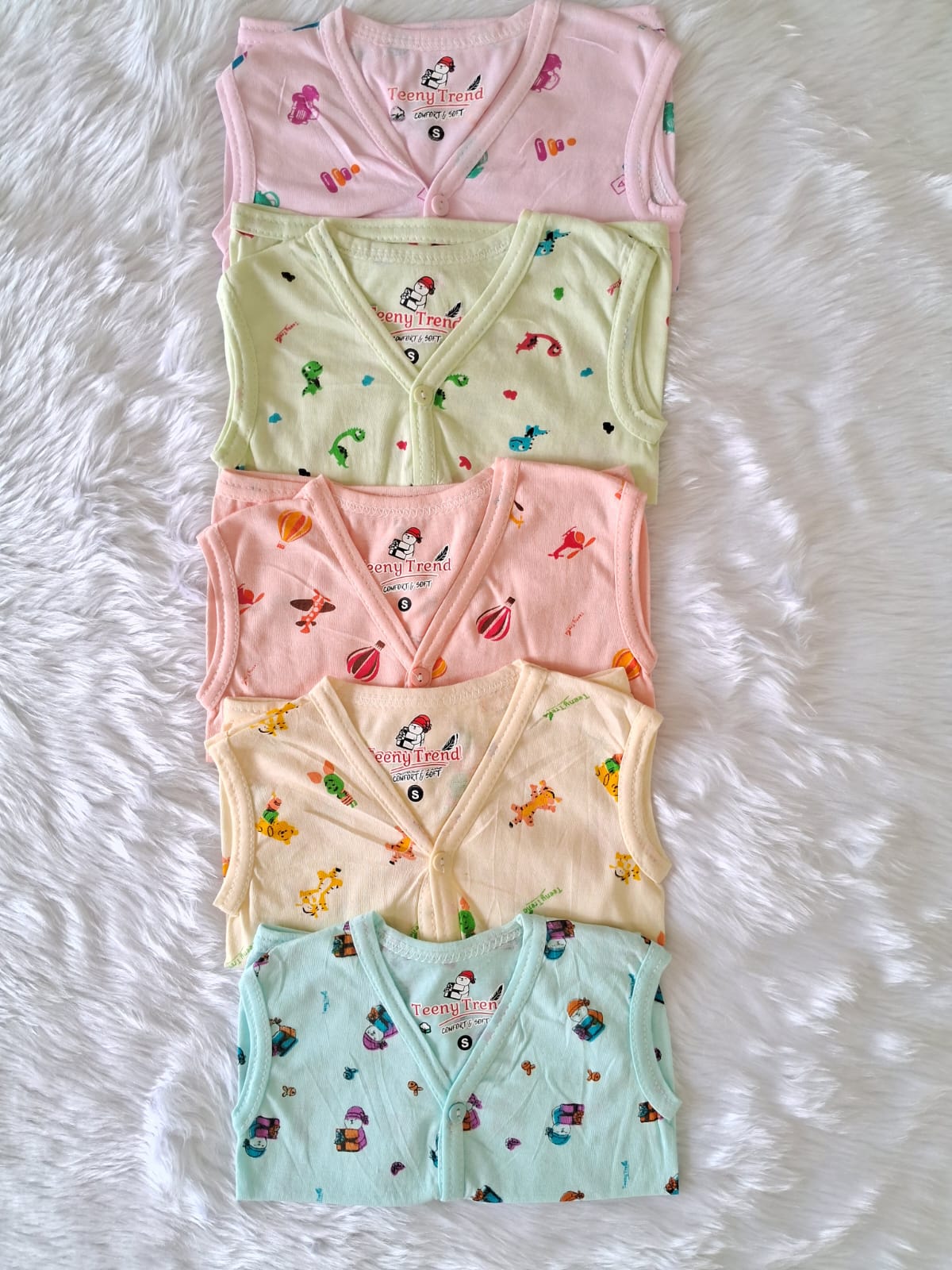 Cotton Button Type Jabla - Pack of 5
